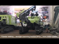 Μεταλλείας DTH διατρήσεων υδραυλική DTH γεωτρήσεων μηχανών περιστροφική εγκατάσταση γεώτρησης διατρήσεων αντιολισθητικών αλυσίδων