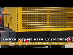 Στρογγυλοπνευματικό συμπιεστήρα εξορυκτικής βιομηχανίας Ντίζελ Στρογγυλοπνευματικό συμπιεστήρα φορητό μηχανισμό συμπιεστή αέρα