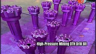 Τρυπάνι εξόρυξης DTH DHD340 DHD350 DHD360 Εργαλεία διάτρησης σκληρού βράχου Τρυπάνι κουμπιού