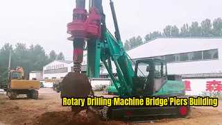 Hydraulic Rotary Drilling Machine Bridge Piers Building Foundation Engineering Rotary Drilling Rig