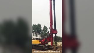 Περιστροφικό Γεωτρύπανο Γεωτρύπανο Φωτοβολταϊκού Σταθμού Θεμέλιο Μηχανή Κατασκευής Σωρών Υδραυλικό Γεωτρύπανο