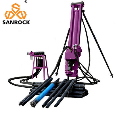 Ποιότητα  Portable Bucket DTH Drilling Rig Machine SRQD70 Mining Borehole Rotary Drilling Rig Εργοστάσιο