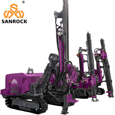 Ποιότητα  Depth 50m Hydraulic DTH Drilling Machine Rotary Borehole Drilling Rig Mining Machinery Εργοστάσιο