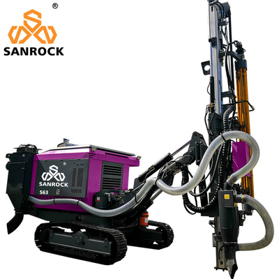 Ποιότητα  Hydraulic Rotary Borehole Integrated Drilling Equipment Mining Crawler DTH Drilling Rig Εργοστάσιο