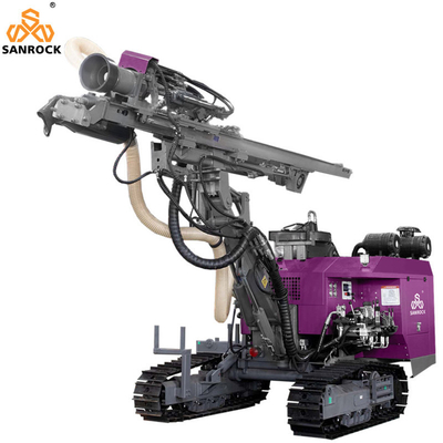 Ποιότητα  Top Hammer Hard Rock Mining Hydraulic DTH Drill Rig with 22kw Max.Impulse Power Εργοστάσιο
