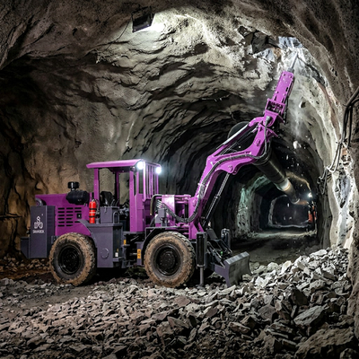 Ποιότητα  Dust Removal Mining Tunnel Drilling Rig Rock Breaking and Scaling Functions Underground Scaling Drilling Machine Εργοστάσιο