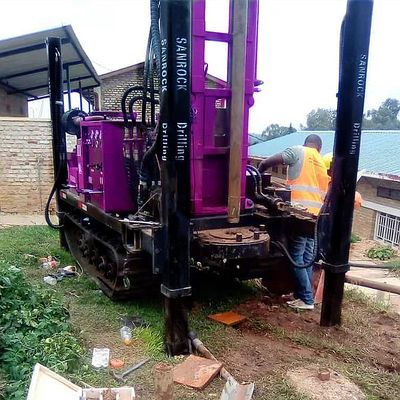 Περιστροφική γεώτρηση 300m Εξοπλισμός γεώτρησης νερού Υδραυλική εξέδρα γεώτρησης πηγαδιού νερού