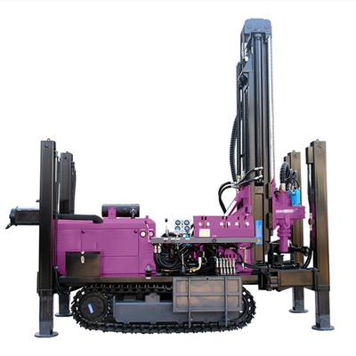 180m βάθος γεώτρησης πηγάδι Rig Crawler τοποθετημένο περιστρεφόμενο γεώτρηση Rig για την γεώτρηση διάμετρος 140-254mm