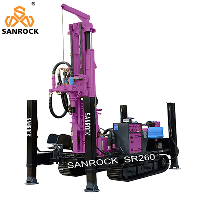 Διάμετρος του τρυπανιού 76mm 89mm Crawler Water Well Drilling Rig Machine 4000×1850×2300mm
