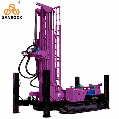 800m Deep Water Drilling Rigs Diesel Engine 194KW Hydraulic Water Drilling Machine