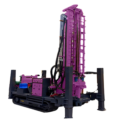 800m Deep Water Drilling Rigs Diesel Engine 194KW Hydraulic Water Drilling Machine