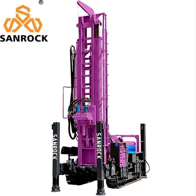 800m Deep Water Drilling Rigs Diesel Engine 194KW Hydraulic Water Drilling Machine