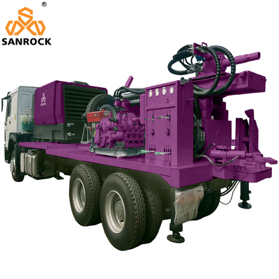 Μηχανή γεώτρησης πηγάδι βαθιάς θάλασσας Υδραυλικό φορτηγό γεώτρησης φορτηγό γεώτρησης πηγάδι βάσης