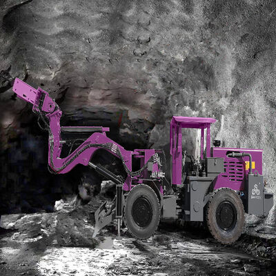 Tunneling Scaler Machine Telescoping Boom and Tilting Breaker Head Adapt Underground Drilling Machine