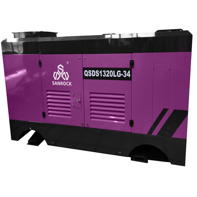 Υψηλής πίεσης κομπρέσορα αέρα βίδας 410kw Diesel κομπρέσορα αέρα βίδας Μηχανή νερό καλά