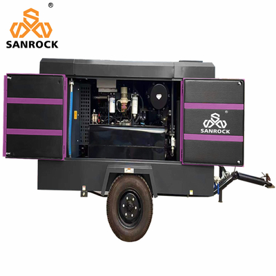 1750/1300rpm Max Working/Idle Speed Υψηλής πίεσης πετρελαιοκίνητος αεροσυμπιεστή για εξόρυξη