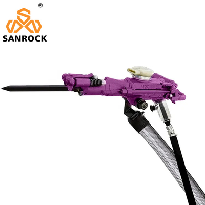 Φορητό τρυπάνι βράχου YT28 Πνευματικό Jack Hammer Mining Air Leg Rock Drill Machine