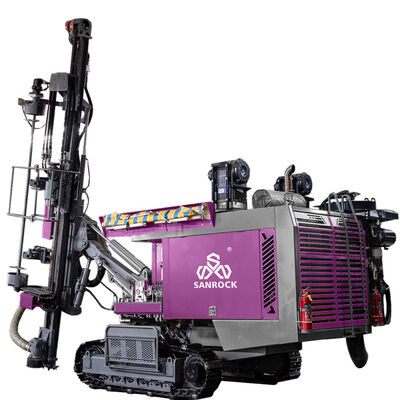 Hydraulic DTH Drilling Rig Crawler  Integrated Drilling Equipment Diesel Mining DTH Drill Machine