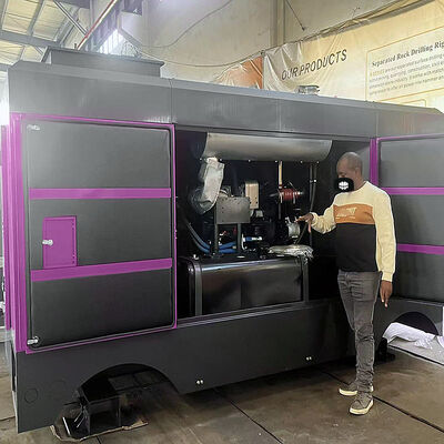 Μηχανή Συμπιεστή Αέρα Βιδωτού Τύπου για Εξόρυξη, Πίεση 34bar 25bar, Κινητός Συμπιεστής Αέρα Βιδωτού Τύπου Υψηλής Πίεσης