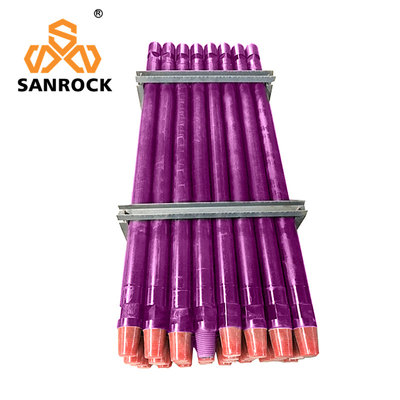 API Thread Drill Rod Nitriding Treatment DTH Drilling Pipe 76mm 3m Ορυχείο