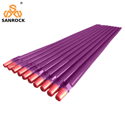 API Thread Drill Rod Nitriding Treatment DTH Drilling Pipe 76mm 3m Ορυχείο