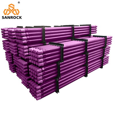API Thread Drill Rod Nitriding Treatment DTH Drilling Pipe 76mm 3m Ορυχείο