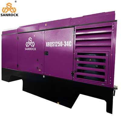 Σταθερός συμπιεστής αέρα βίδα 410kw Ντίζελ εξορυκτικής μηχανής συμπιεστή αέρα