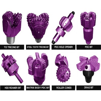 Τρυπάνι PDC 6 λεπίδων Διαμαντένιο τρυπάνι βράχου Ατσάλινο σώμα Τρυπάνι PDC προς πώληση