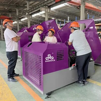 Αεροσυμπιεστής περιστροφικού κοχλία 15HP, κινητός πετρελαιοκίνητος αεροσυμπιεστής μονής βίδας