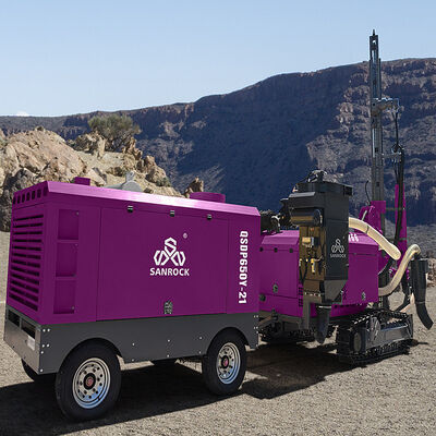 Υδραυλική μηχανή γεώτρησης DTH επιφανειακής γεώτρησης, φορητή μηχανή γεώτρησης DTH με σφυρί υψηλής απόδοσης