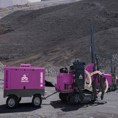Διαχωρισμένη συσκευή γεωτρήσεις DTH περιστρεφόμενη ροπή 2500N.m εξοπλισμός γεωτρήσεις τρυπών επιφανειακές συσκευές γεωτρήσεις