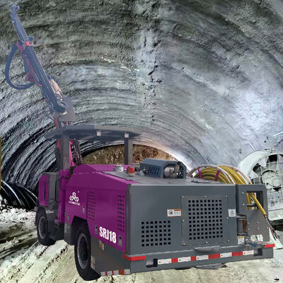 Underground Tunnel Drill Rig Rotation Speed 215rpm Mining Equipment Hydraulic Jumbo Drilling Rig Machine