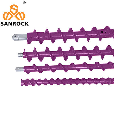 Manufacturer Drill Pipe Spiral Drilling Rod High Torsional Strength Auger Drill Rod