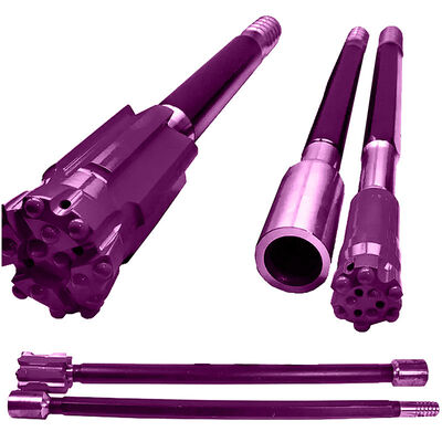 Ράβδος προέκτασης τρυπανιού R32 T38 Thread Εργαλείο γεώτρησης βράχου Σωλήνας τρυπανιού από χάλυβα υψηλής περιεκτικότητας σε μαγγάνιο