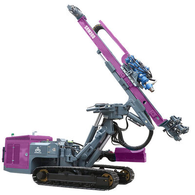 Ερπυστριοφόρο γεωτρύπανο DTH 150m βάθους υδραυλικό γεωτρύπανο γεώτρησης ντίζελ μηχανή εξόρυξης