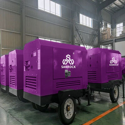 Υψηλής απόδοσης κομπρέσορα αέρα με βίδα 15bar εξορυκτικής περιστροφικής μηχανής κομπρέσορα αέρα με βίδα