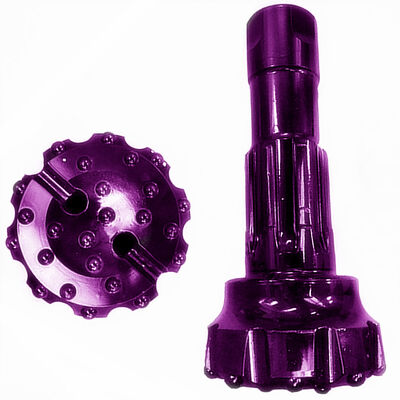 Μύτη γεωτρήσεων σφυριού DTH DHD340 DHD350 DHD360 Εργαλεία γεωτρύπανου Εξόρυξη κουμπωτών μυτών DTH