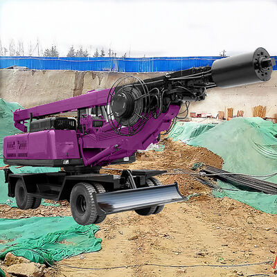 110kw Diesel Rotary Borehole Drilling Machinery Construction Work Foundation Drilling Rig