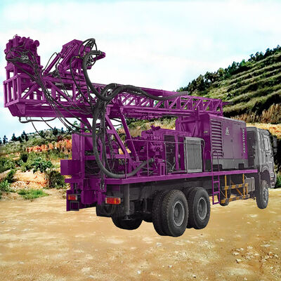 Multifunctional Water Well Drilling Machine With Mud Pump Truck Mounted Water Drilling Rig