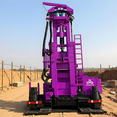 Multifunctional Water Well Drilling Machine With Mud Pump Truck Mounted Water Drilling Rig