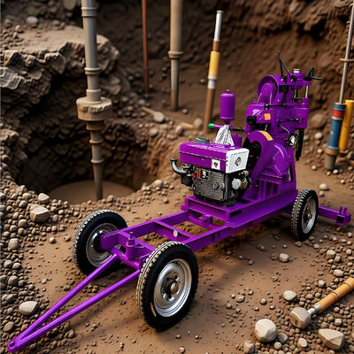 Exploration Core Drilling Rigs Light Weight Mobile Drilling Rig 200m Core Sample Drilling Rig