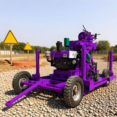 Trailer Core Drilling Rig Reliable Subsurface Sampling Drilling Machine Diamond Core Drilling Rig Manufacturer  