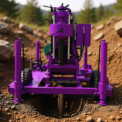 Trailer Core Drilling Rig Reliable Subsurface Sampling Drilling Machine Diamond Core Drilling Rig Manufacturer  