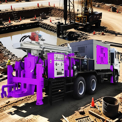 Truck Mounted Water Well Drilling Rig High Torque and Feed Speed 300m Water Well Drilling Rig Manufacturer