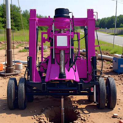 Gold Copper Mining Core Drill Rig Portable Drilling Machine Full Hydraulic Core Drilling Rig For Sale