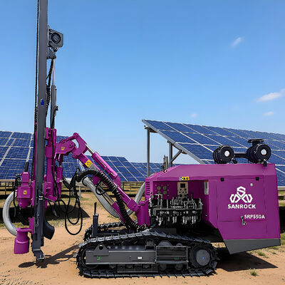 Hydraulic Pile Driver Machine Precise Depth Building Foundation Pile Drilling Rig Anchor Crawler Pile Driver