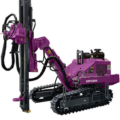 Anchor Piling Rig FIexible Angle Adjustment Hydraulic Drilling Rig Photovoltaic Pile Driver Machine 
